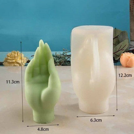 Middle Finger Hand Gestures Artsy Candle DIY Molds