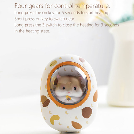 Space Capsule Hand Warmer Power Bank