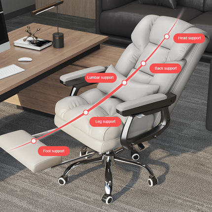 Office Comfort Adjustable Leather Comfy Chair