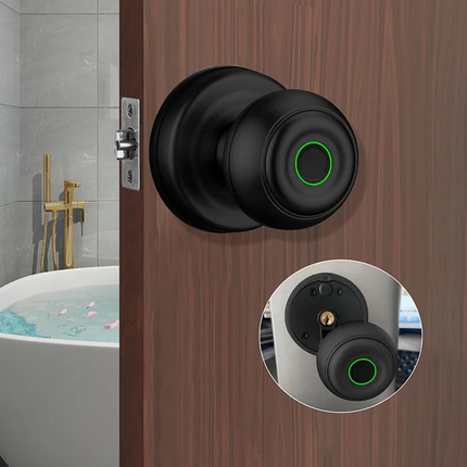 Touch Secure Fingerprint Smart Door Knob