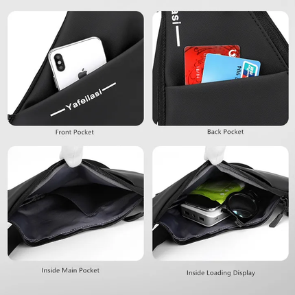Ultra Thin Urban Edge Anti Theft Shoulder Bag