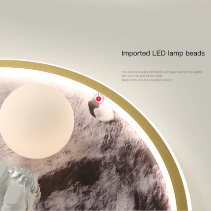 Dreamy Astronaut Lunar Light Led Ceiling Lamps