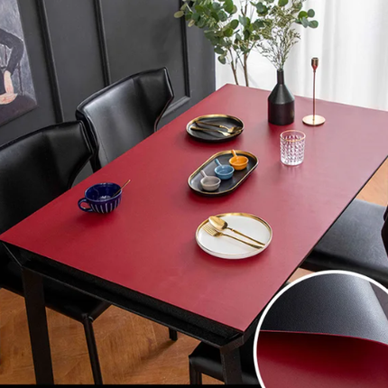 Leather Waterproof Chic Double-Sided Table Mat