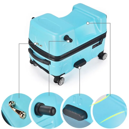 Kids Rolling Scooter Suitcase