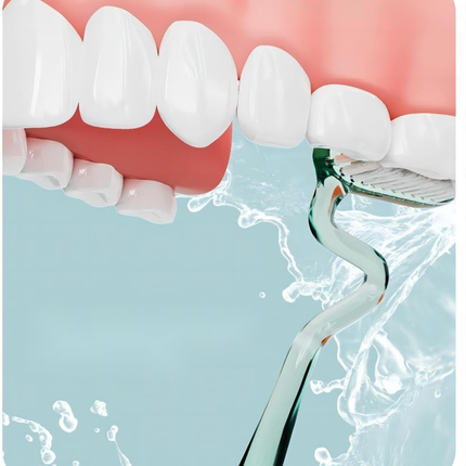 S-Shape Soft Bristled Vertical Toothbrush