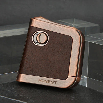 Retro Thin One Click Pop Up Windproof Kerosene Lighter