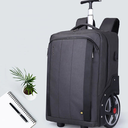 Men Business Travel Trolley Backpack