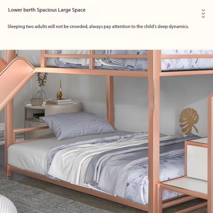 Loft-Style House Roof Frame Playhouse Bunk Bed