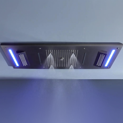 Luxury Rainfall LED Color-Changing Shower Set