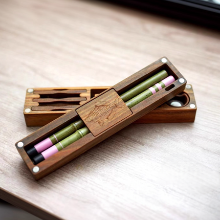 Handmade Hook Portable Fishing Rod Set