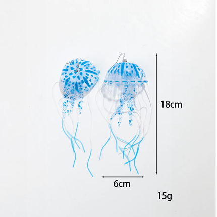 Dancing Jellyfish Long Tassel Earrings