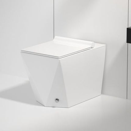 Geometric Edge Minimalist Intelligent Modern Toilet