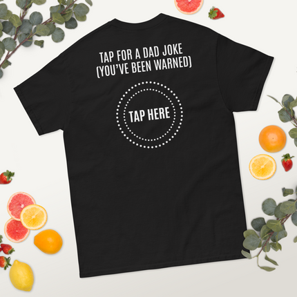 Tap For a Dad Joke Funny Cotton T-Shirt