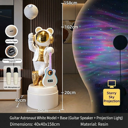 Astronaut Bluetooth Speaker Galaxy Projector Lamp