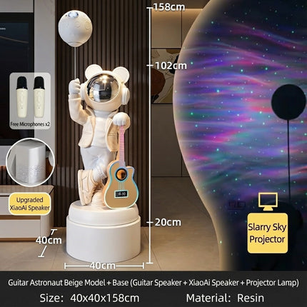 Astronaut Bluetooth Speaker Galaxy Projector Lamp