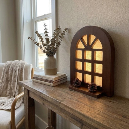Japanese Style Arched Window Wall Lamp