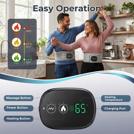 Everyday Relief Heated Inflatable Lumbar Therapy Belt