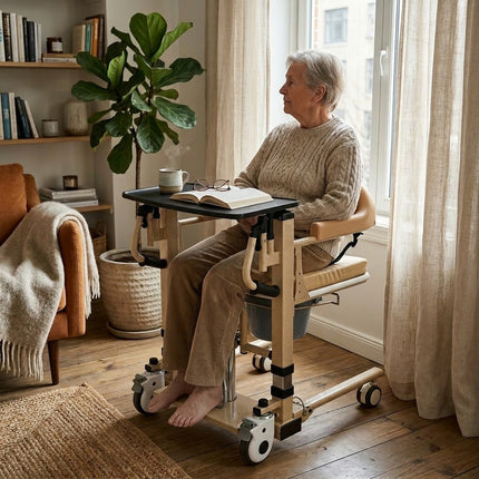Senior Care Easy Patient Lift Transfer Wheelchair