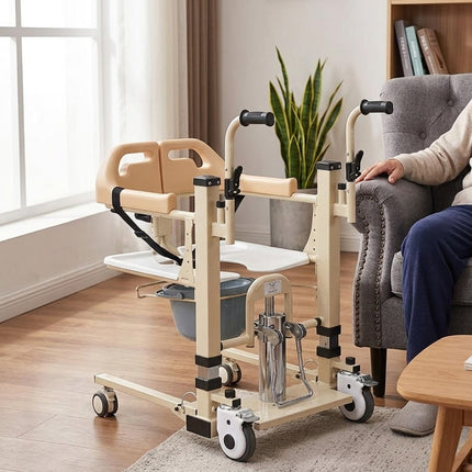 Senior Care Easy Patient Lift Transfer Wheelchair