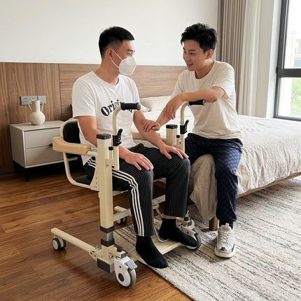 Senior Care Easy Patient Lift Transfer Wheelchair