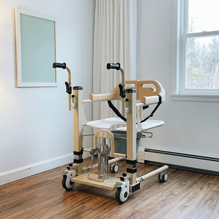 Senior Care Easy Patient Lift Transfer Wheelchair