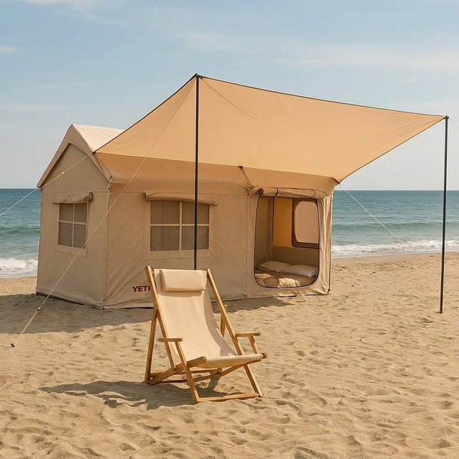 Inflatable Built-in Sunroof Beach Camping House