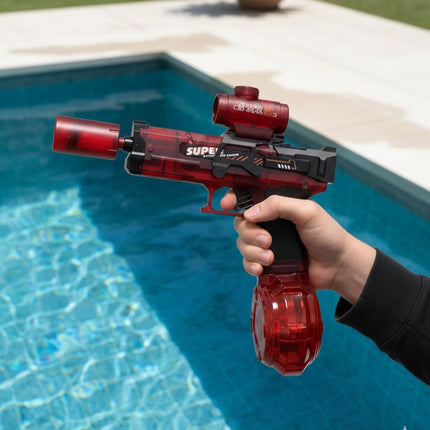 Electric Flame Effect Water Spray Blaster Toy Gun