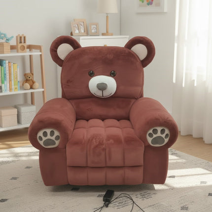 Happy Bear Plush Electric Comfort Recliner Chair
