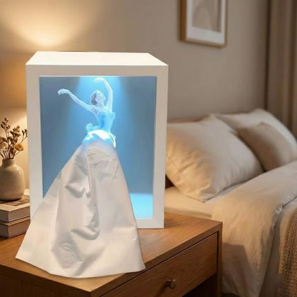 Ballet Girl Lighted Tissue Box