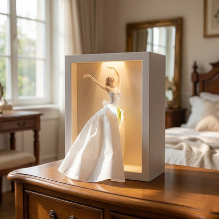 Ballet Girl Lighted Tissue Box