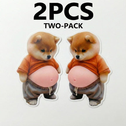 Chubby Shiba Silicone Sticker Protector