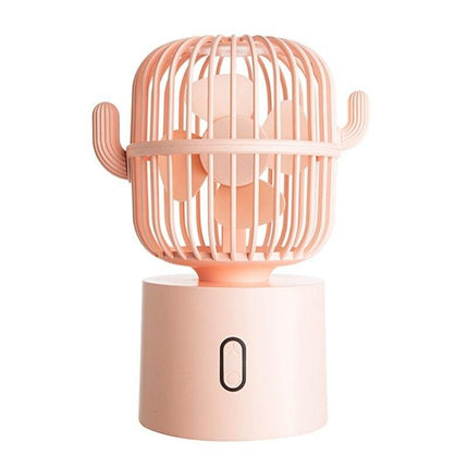 Rechargeable USB Portable Mini Cactus Fan