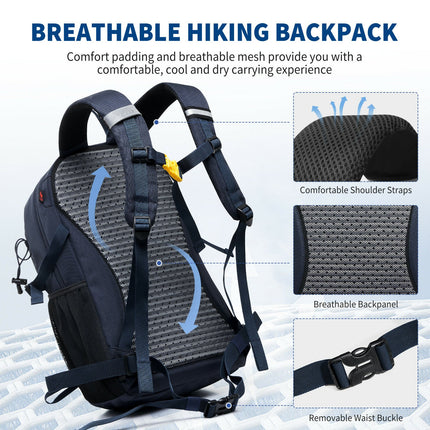 OIWAS 20L Lightweight Outdoor Hiking Backpack