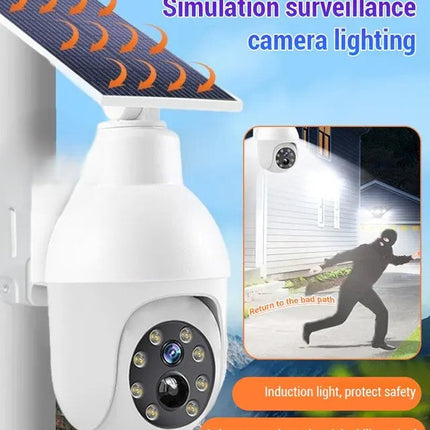 Solar Powered Motion Sensor Smart Rainproof Dummy Camera